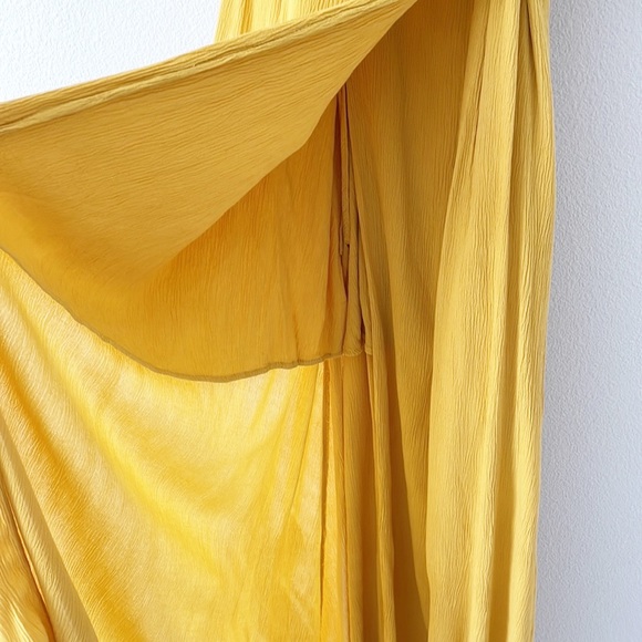 Yellow Wrap Maxi Dress - Picture 9 of 16